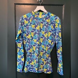J Crew floral rashguard